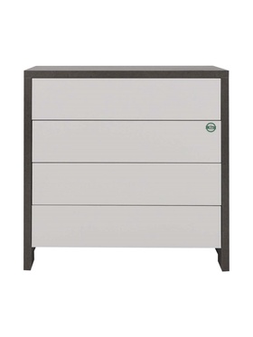 Комод для хранения «Некст – 4», 900×500×900 мм, цвет камень тёмный/чёрный