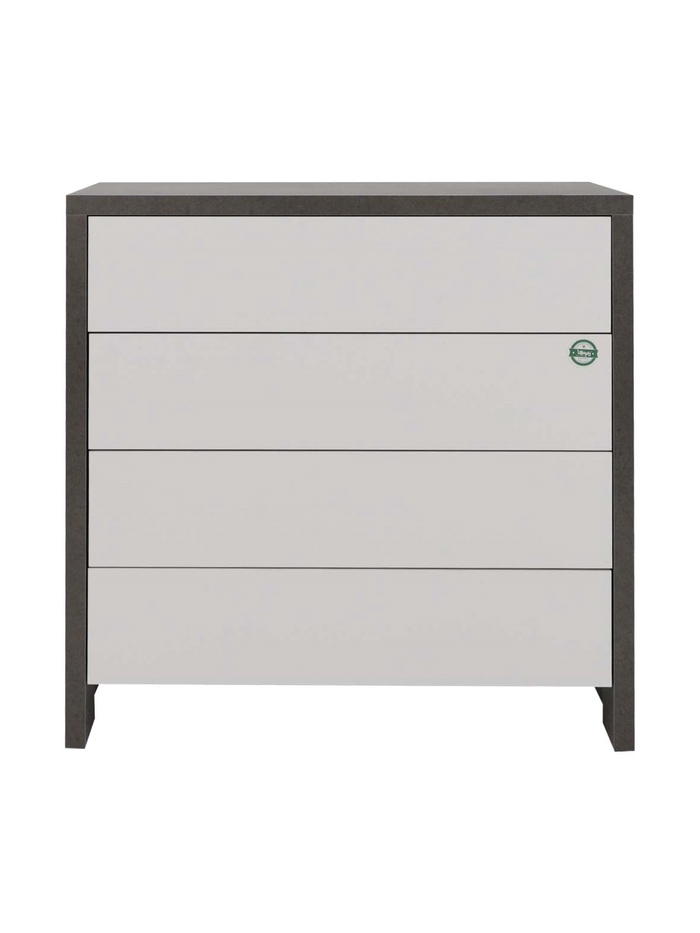 Комод для хранения «Некст – 4», 900×500×900 мм, цвет камень тёмный/чёрный - Фото 1