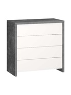 Комод для хранения «Некст – 4», 900×500×900 мм, цвет камень тёмный/чёрный - Фото 3