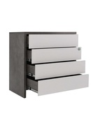 Комод для хранения «Некст – 4», 900×500×900 мм, цвет камень тёмный/чёрный - Фото 4