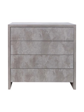 Комод для хранения «Некст – 4», 900×500×900 мм, цвет цемент светлый/чёрный