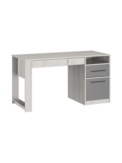 Стол письменный «Нильс-1», 1400×600×750 мм, цвет дуб эльза/темно серый лофт