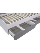 Кровать с ортопедом Нильс-3 дуб эльза / темно серый лофт / рогожка браво 25 10940431