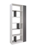 Стеллаж Нильс-4 дуб эльза / темно серый лофт 10940432