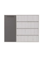 Комод «Нильс–5», 1250×450×1000 мм, цвет дуб эльза/тёмно–серый лофт - Фото 3