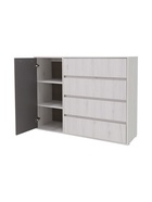 Комод Нильс-5 дуб эльза / темно серый лофт 10940433