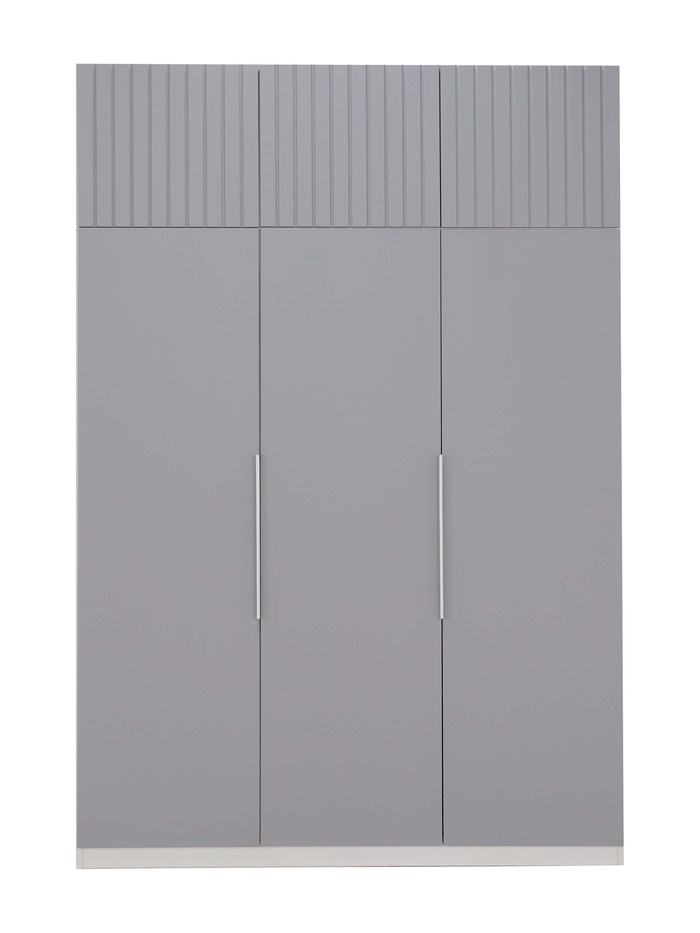 Шкаф трёхстворчатый «Урбан–2», 1500×570×2200 мм, цвет белый шёлк/лайт белый софт - Фото 1