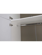 Шкаф трёхстворчатый «Урбан–2», 1500×570×2200 мм, цвет белый шёлк/лайт белый софт - Фото 5