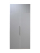 шкаф 2-х створчатый Урбан-21белый шелк / лайт белый софт 10940436
