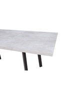 Стол кухонный раскладной Робин цемент светлый опоры прямые черные 10940439