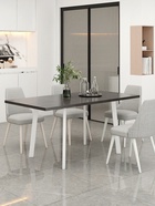 Стол кухонный раскладной Робин дуб золотистый опоры трапеция черные 10940444