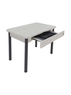 Стол-трансформер раскладной Прайм 3 Р анкор светлый опоры серые 10940446
