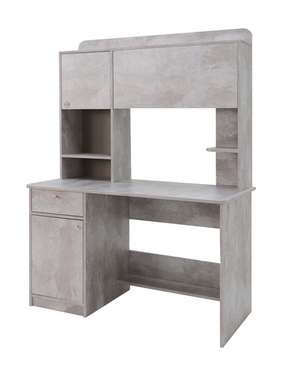 Стол компьютерный «Котофей», 1240×600×1700 мм, цвет цемент светлый