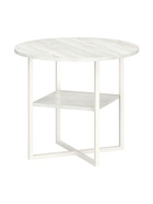 Столик кофейный «Берген – 15», 600×600×600 мм, цвет винтерберг/белый - Фото 1