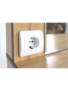 Столик туалетный с зеркалом «Берген-2», 800×450×1400 мм, цвет дуб крафт золотой, чёрный - Фото 7