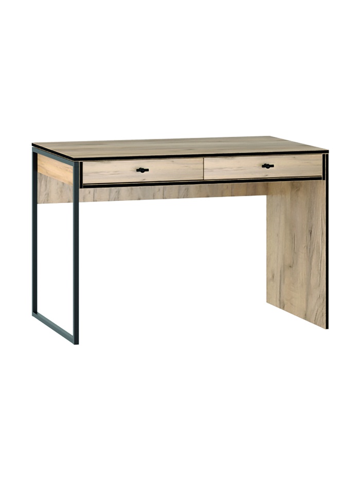 Стол письменный «Берген – 6», 1200×600×750 мм, цвет дуб крафт золотой/чёрный - Фото 1