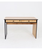 Стол письменный «Берген – 6», 1200×600×750 мм, цвет дуб крафт золотой/чёрный - Фото 3