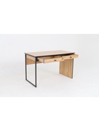 Стол письменный «Берген – 6», 1200×600×750 мм, цвет дуб крафт золотой/чёрный - Фото 5