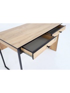 Стол письменный «Берген – 6», 1200×600×750 мм, цвет дуб крафт золотой/чёрный - Фото 6