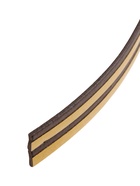 Уплотнитель резиновый ТУНДРА, профиль I, размер 9×2 мм, коричневый, в упаковке 10 м - Фото 3