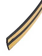 Уплотнитель резиновый ТУНДРА, профиль I, размер 9×2 мм, черный, в упаковке 10 м - фото 68976749