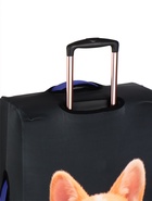 Чехол для чемодана «Корги», 24", чёрный - Фото 4