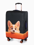 Чехол для чемодана «Корги», 28", чёрный - Фото 2