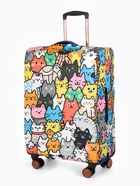 Чехол для чемодана «Котики», 28", разноцветный - фото 68976759