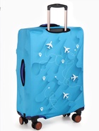Чехол для чемодана «Самолеты», 20", голубой - Фото 3
