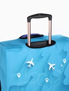 Чехол для чемодана «Самолеты», 20", голубой - Фото 4