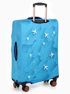 Чехол для чемодана «Самолеты», 28", голубой - Фото 3