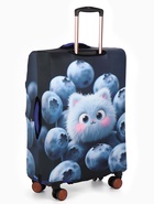 Чехол для чемодана «Пушистик», 24", синий - Фото 3