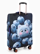 Чехол для чемодана «Пушистик», 28", синий - Фото 3