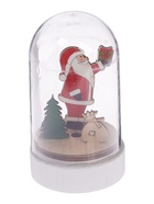 УЦЕНКА Фигура светодиодная под куполом «Дед мороз с подарками» 6×6×9.5 см, 1 LED, от батареек LR1130×3, свечение тёплое белое - Фото 2