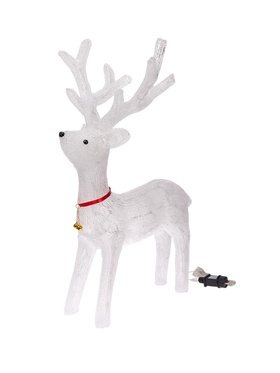 {{photo.Alt || photo.Description || 'УЦЕНКА Фигура акрил. «Олень голова вверх» 80×40×53 см, с контроллером, 96 LED, 24V, БЕЛЫЙ'}}