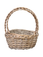 УЦЕНКА Корзина плетёная для хранения, ива, овальная, бежевая, набор 3 шт. 10986509