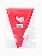 Гирлянда-флажки на ленте «Сердечки», 2,5 м - Фото 4