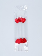 Трубочки для коктейлей «Сердечки», 6 шт - Фото 3