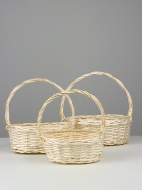 {{photo.Alt || photo.Description || 'УЦЕНКА Набор корзин (ива): 36×28xH13xHH36; 31×23xH12xHH31; 25×18xH10xHH26, 3 шт. Выбеленный 1091660'}}