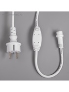 УЦЕНКА Гирлянда «Занавес» 2×6 м, IP65, УМС, белая нить каучук, 1000 LED, свечение тёплое белое, 220 В - Фото 5