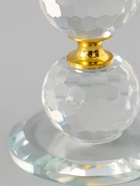 УЦЕНКА Подсвечник на 1 свечу «Цветочек с тремя хрустальными шарами», стекло, 18×7×7 см - Фото 4