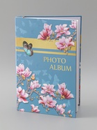УЦЕНКА Фотоальбом на 300 фото 10×15 см «Цветы и бабочка», 33.6×23×5.5 см, МИКС - Фото 2