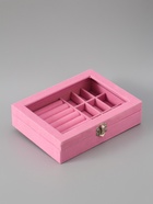 УЦЕНКА Шкатулка бархат для украшений «Розовая пастила» 4.5×20×15 см - Фото 2