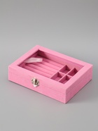 УЦЕНКА Шкатулка бархат для украшений «Розовая пастила» 4.5×20×15 см - Фото 5