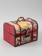 УЦЕНКА Шкатулка дерево состаренная «Цветы и города» сундучок МИКС 15×22×15.5 см 10986566