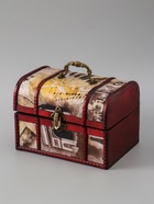 УЦЕНКА Шкатулка дерево состаренная «Цветы и города» сундучок МИКС 15×22×15.5 см 10986566