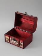 УЦЕНКА Шкатулка дерево состаренная «Цветы и города» сундучок МИКС 15×22×15.5 см 10986566