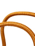 Корзина плетёная для хранения, 29×16×16 см, ручка h=17 см, пластиковая, коричневая - фото 68976909