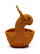 Корзина плетёная для хранения «Олень», 30×23×30 см, пластиковая, коричневая - фото 68976921