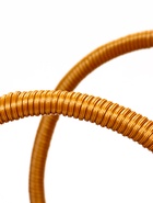 Корзина плетёная для хранения, 32×25×21 см, ручка h=17 см, пластиковая, коричневая - фото 68976948